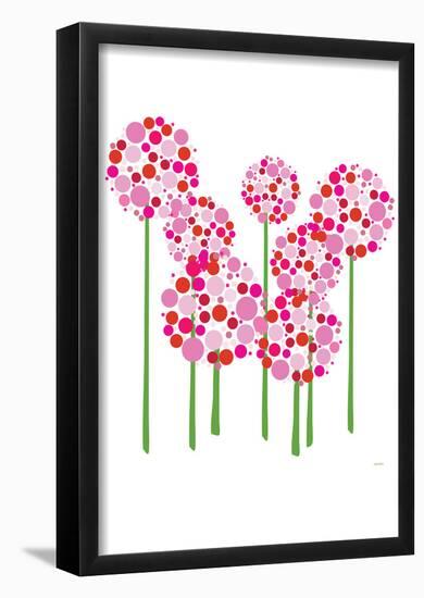 Pink Allium-null-Framed Poster