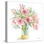 Pink Amaryllis-Leslie Trimbach-Stretched Canvas