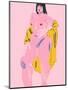 Pink &Amp; Yellow Nude-Francesco Gulina-Mounted Photographic Print