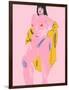 Pink &Amp; Yellow Nude-Francesco Gulina-Framed Photographic Print