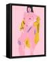 Pink &Amp; Yellow Nude-Francesco Gulina-Framed Stretched Canvas