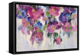 Pink and Blue I Crop-Silvia Vassileva-Framed Stretched Canvas