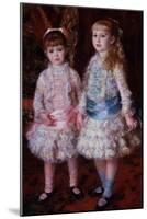 Pink and Blue Or, the Cahen D'Anvers Girls, 1881-Pierre-Auguste Renoir-Mounted Giclee Print