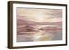 Pink and Gold Landscape-Silvia Vassileva-Framed Art Print