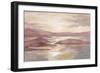 Pink and Gold Landscape-Silvia Vassileva-Framed Art Print