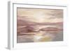 Pink and Gold Landscape-Silvia Vassileva-Framed Art Print