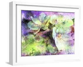 Pink and Green Floral Abstract-Dorothy Berry-Lound-Framed Giclee Print