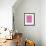 Pink and Ombre Fan Coral-Cat Coquillette-Framed Giclee Print displayed on a wall