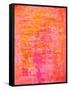 Pink and Orange Abstract Art Painting-T30Gallery-Framed Stretched Canvas