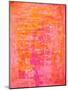 Pink and Orange Abstract Art Painting-T30Gallery-Mounted Art Print