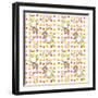 Pink and Orange Ducky Dots-Valarie Wade-Framed Giclee Print