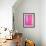 Pink and Purple Abstract Art Painting-T30Gallery-Framed Art Print displayed on a wall
