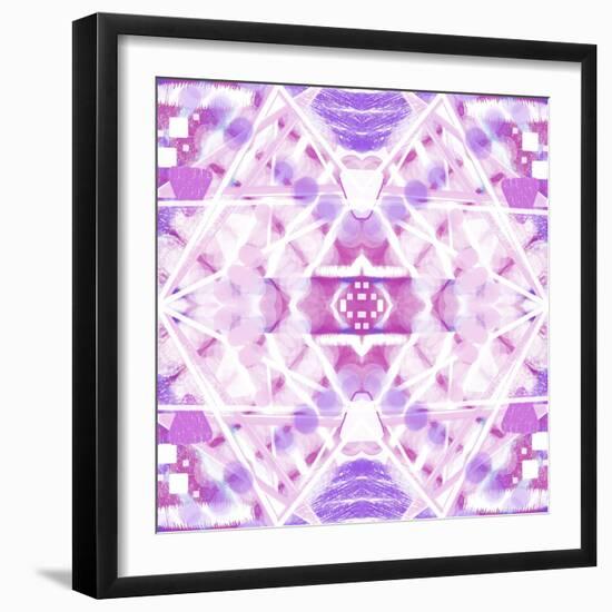 Pink and Purple Abstract-Deanna Tolliver-Framed Giclee Print