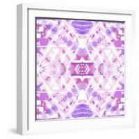 Pink and Purple Abstract-Deanna Tolliver-Framed Giclee Print