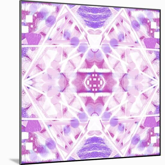 Pink and Purple Abstract-Deanna Tolliver-Mounted Giclee Print