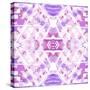 Pink and Purple Abstract-Deanna Tolliver-Stretched Canvas