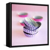 Pink and Purple Baking Tins-Dave King-Framed Stretched Canvas