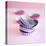 Pink and Purple Baking Tins-Dave King-Stretched Canvas