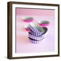 Pink and Purple Baking Tins-Dave King-Framed Photographic Print