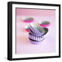 Pink and Purple Baking Tins-Dave King-Framed Photographic Print