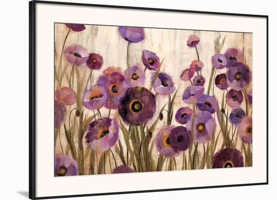 Pink and Purple Flowers-Silvia Vassileva-Framed Art Print