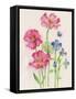 Pink and Purple Flowers-ZPR Int’L-Framed Stretched Canvas