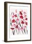 Pink and Red Field I-Beverly Dyer-Framed Art Print