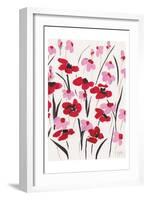 Pink and Red Field II-Beverly Dyer-Framed Art Print