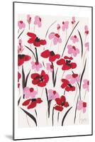 Pink and Red Field II-Beverly Dyer-Mounted Art Print