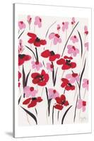 Pink and Red Field II-Beverly Dyer-Stretched Canvas