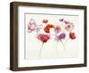 Pink and Red Somniferums-Shirley Novak-Framed Art Print