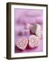 Pink and White Candy Hearts-Dr^ Martin Baumgärtner-Framed Photographic Print