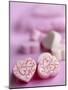 Pink and White Candy Hearts-Dr^ Martin Baumgärtner-Mounted Photographic Print