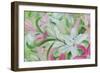 Pink and White Lilies I-Sandra Iafrate-Framed Art Print