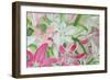 Pink and White Lilies II-Sandra Iafrate-Framed Art Print