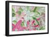 Pink and White Lilies II-Sandra Iafrate-Framed Art Print