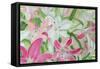 Pink and White Lilies II-Sandra Iafrate-Framed Stretched Canvas