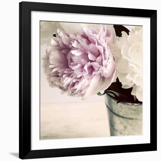 Pink and White Peonies in a Vase-Tom Quartermaine-Framed Giclee Print