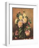 Pink and White Peonies-unknown Williams-Framed Art Print