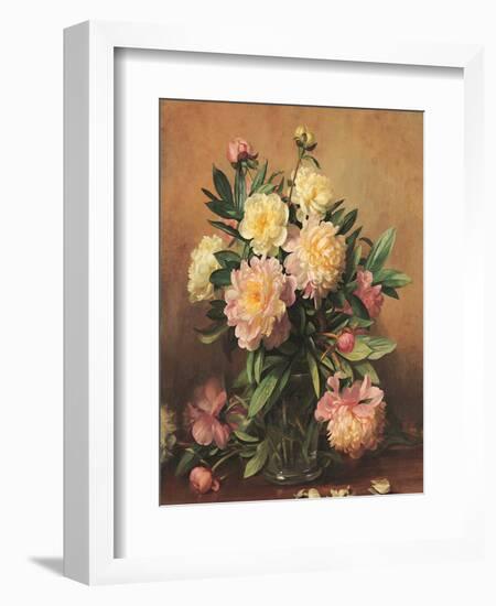 Pink and White Peonies-unknown Williams-Framed Art Print