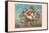 Pink and White Roses-Vincent van Gogh-Framed Stretched Canvas