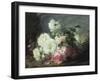 Pink and White Roses-Andre Perrachon-Framed Giclee Print