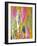 Pink and Yellow Abstract Art Painting-T30Gallery-Framed Art Print