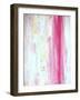 Pink and Yellow Abstract Art Painting-T30Gallery-Framed Art Print