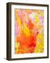 Pink and Yellow Abstract Art Painting-T30Gallery-Framed Art Print