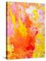 Pink and Yellow Abstract Art Painting-T30Gallery-Stretched Canvas