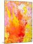 Pink and Yellow Abstract Art Painting-T30Gallery-Mounted Art Print