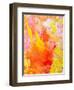 Pink and Yellow Abstract Art Painting-T30Gallery-Framed Art Print