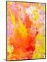 Pink and Yellow Abstract Art Painting-T30Gallery-Mounted Art Print