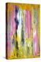 Pink and Yellow Abstract Art Painting-T30Gallery-Stretched Canvas